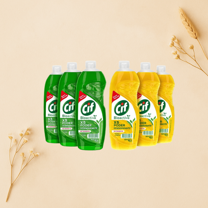 Combo Detergente Cif 6